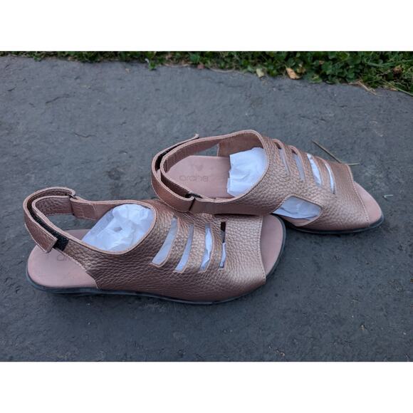 Arche Women's Saorna Antico Fast Metal Slingback Sandal Sz 39 Rose Gold Strappy - Picture 2 of 9